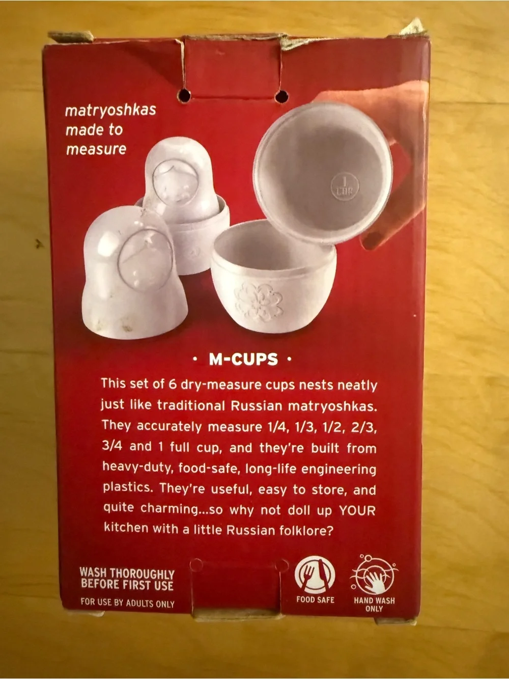 Matryoshka Measuring Cups, BNIB